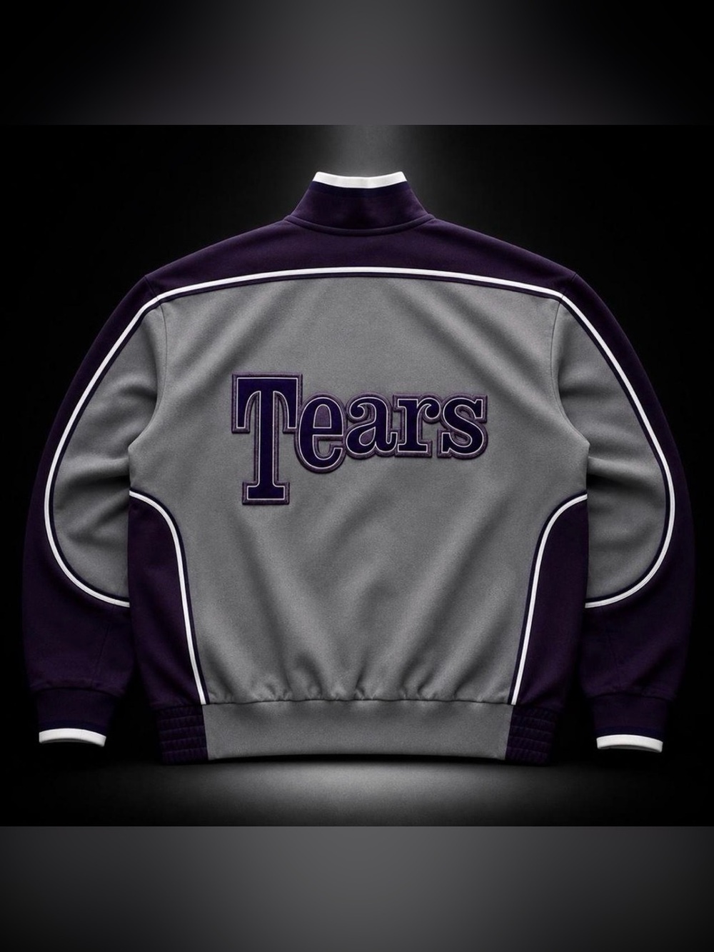 Denim Tears University Grey & Purple Varsity Jacket - Size XL - NWT - Picture 2 of 5